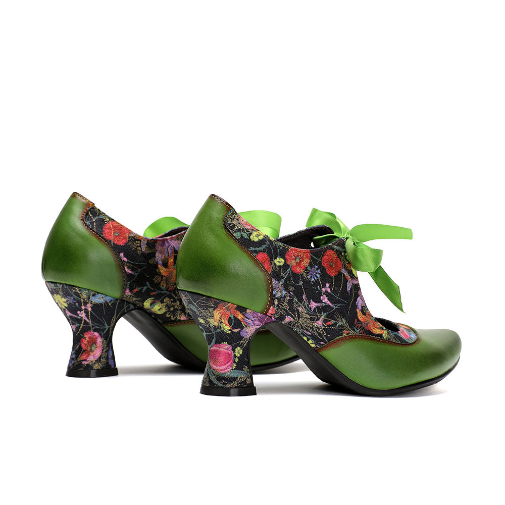 Women's Pumps Mary Jane Handmade Shoes Vintage Shoes Party Outdoor Daily Elegant Bohemia Heels