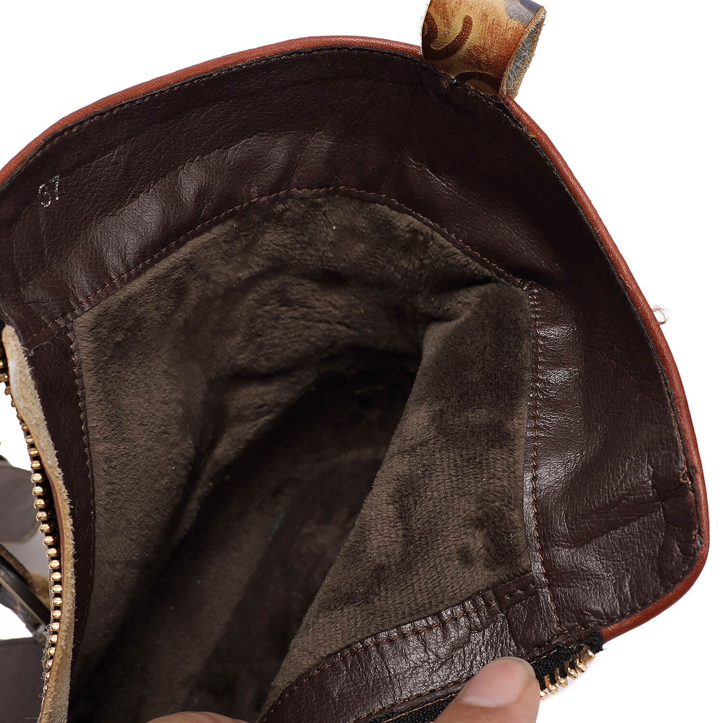 Retro Handmade Vintage Embossed Buckle Leather Boots