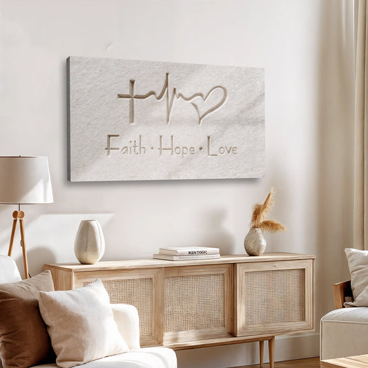 Faith, Hope, Love Faith Wall Art IV