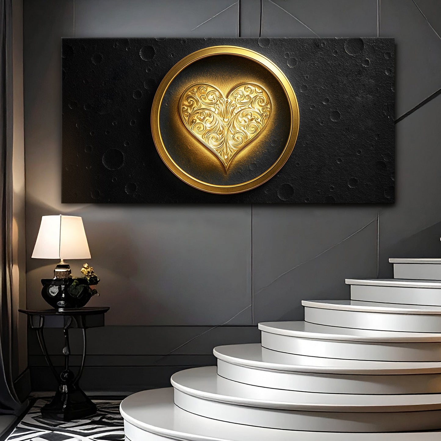 Heart Eclipse Wall Art