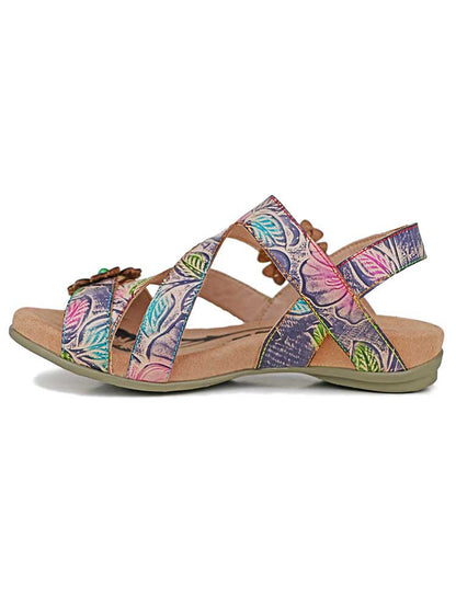 Soleil Boho Leather Sandals