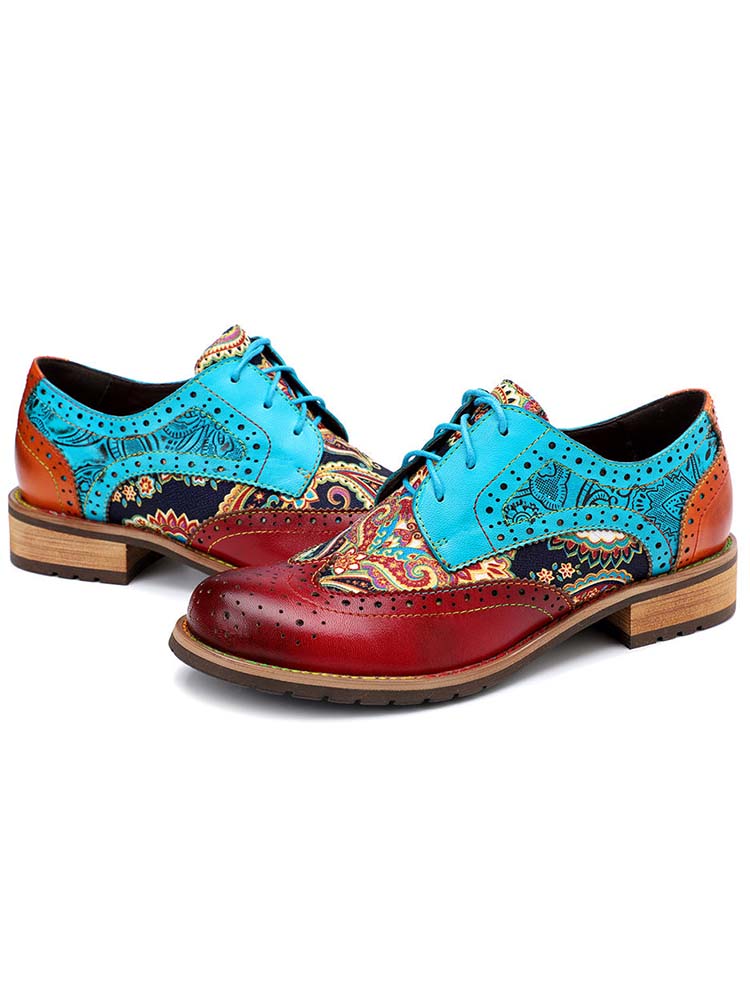 Bohemian Handmade Brogue Shoes