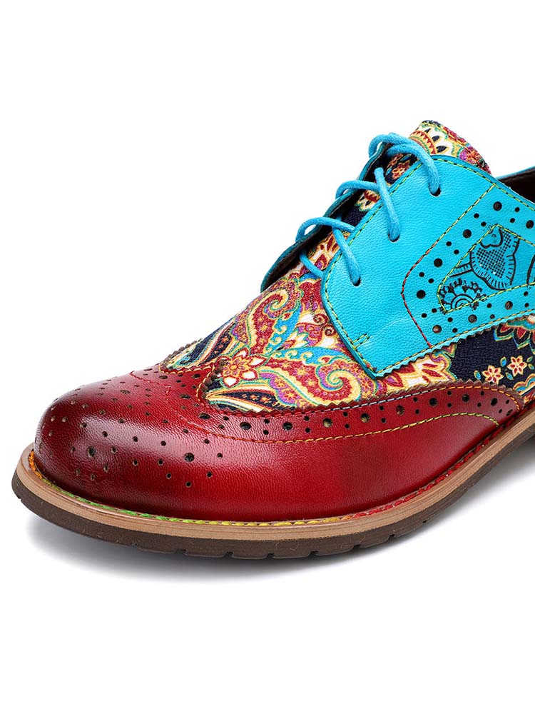 Bohemian Handmade Brogue Shoes