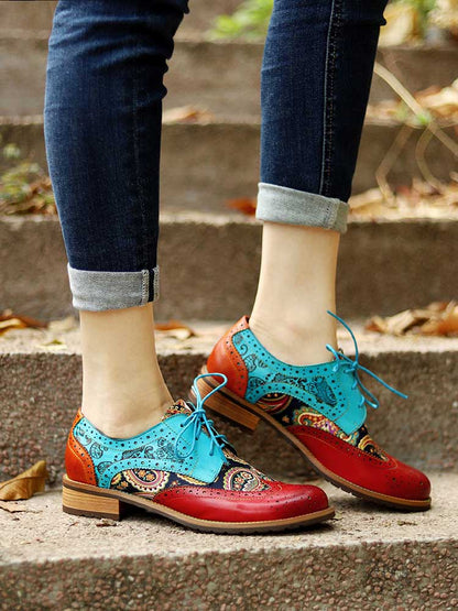 Bohemian Handmade Brogue Shoes