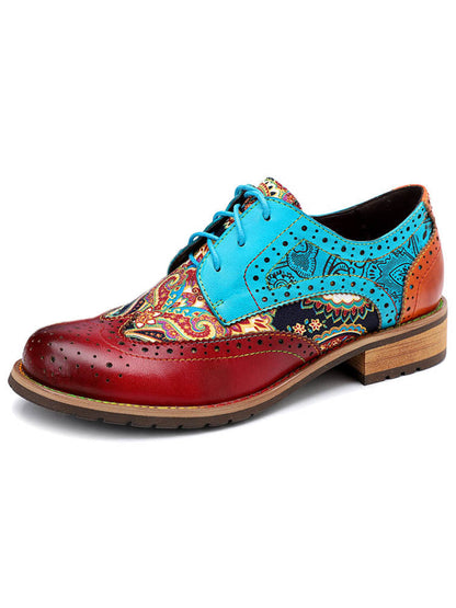 Bohemian Handmade Brogue Shoes