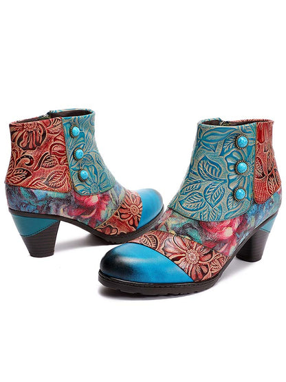 Leanna Vintage Handmade Ankle Boots