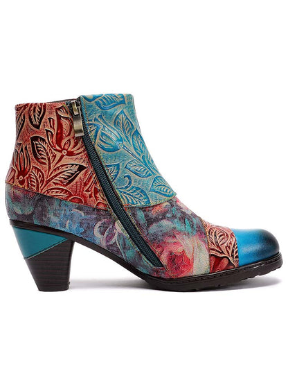 Leanna Vintage Handmade Ankle Boots