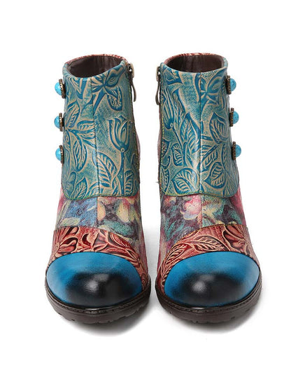 Leanna Vintage Handmade Ankle Boots