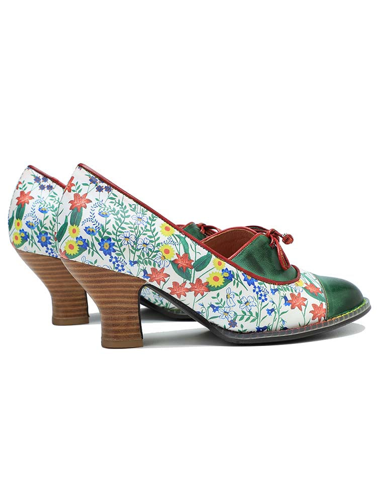 Vintage Hand-embossed Leather Shoes