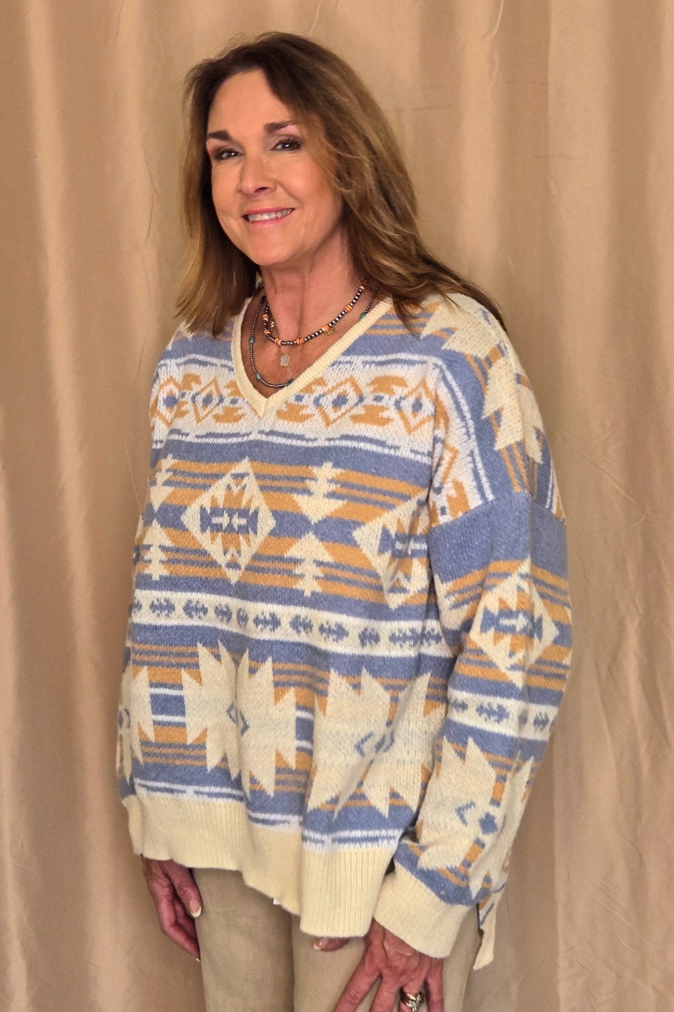 Southwestern Knit Sweater