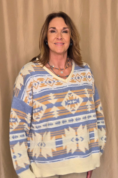 Southwestern Knit Sweater