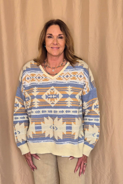 Southwestern Knit Sweater
