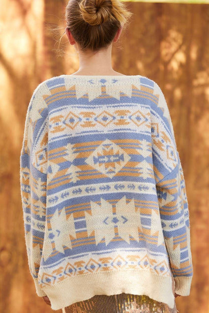 Southwestern Knit Sweater
