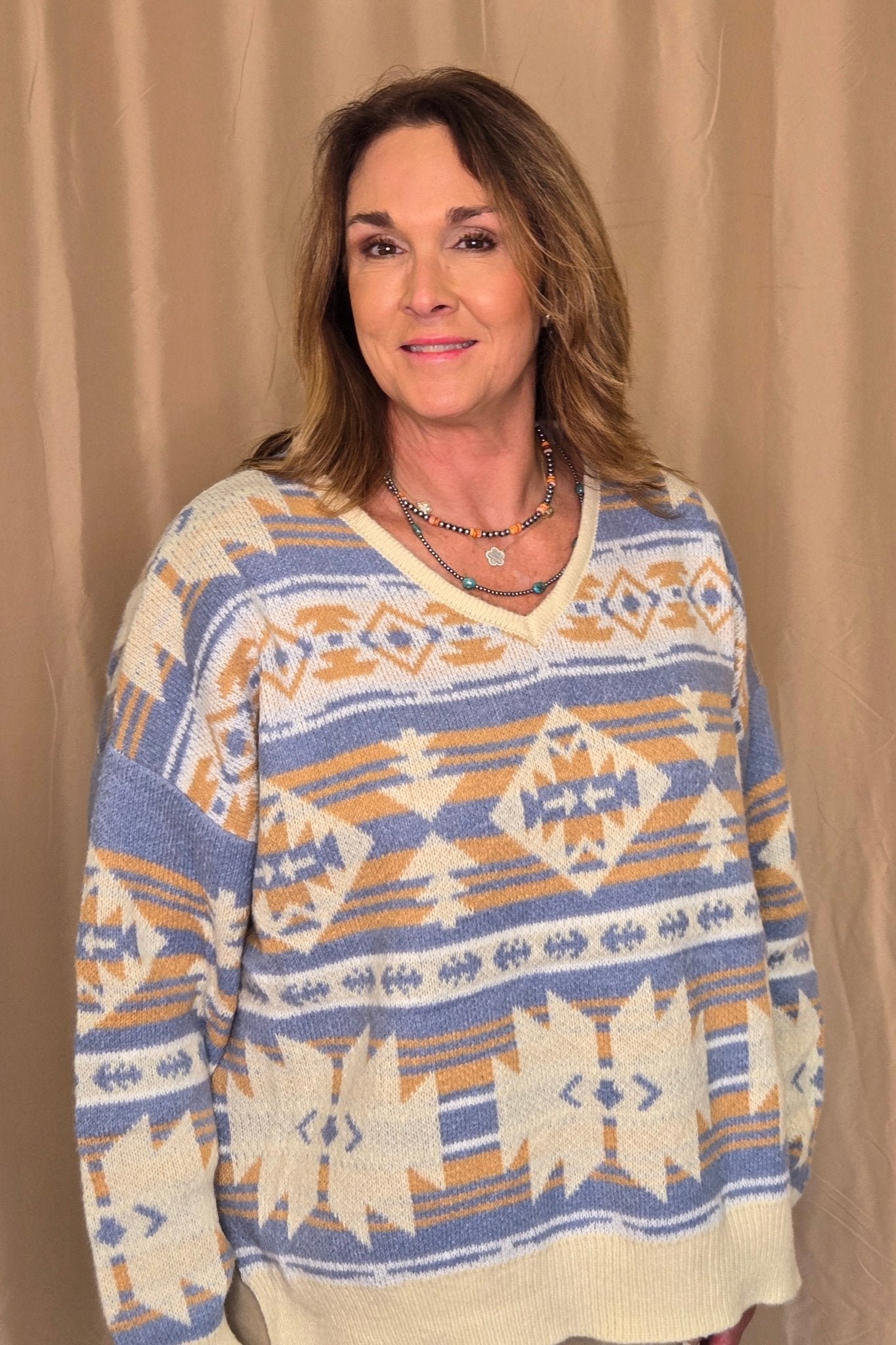 Southwestern Knit Sweater