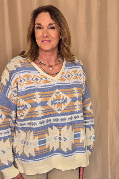 Southwestern Knit Sweater