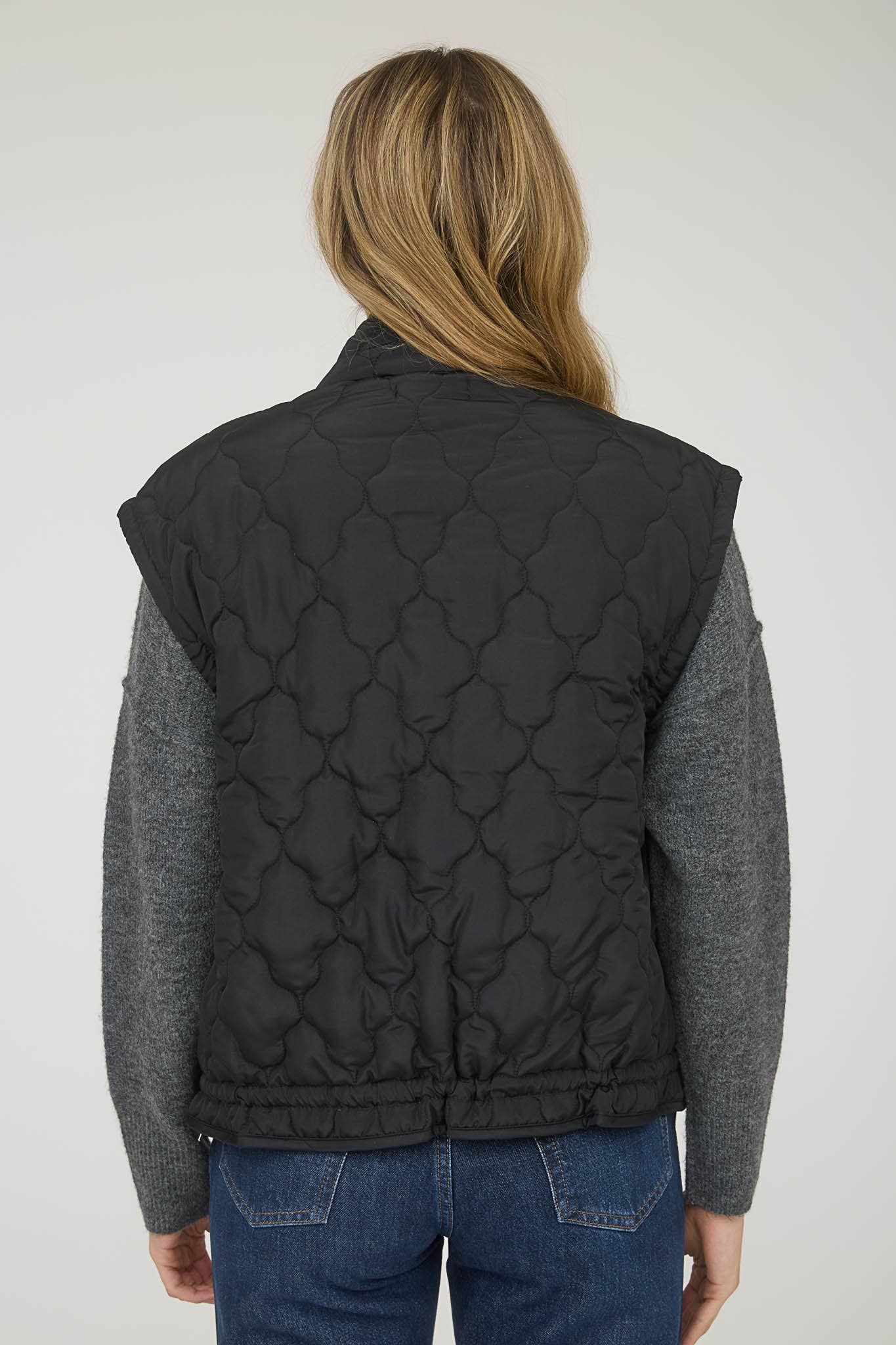 Tie Down Quilted Puffer Vest - 2 Colors!