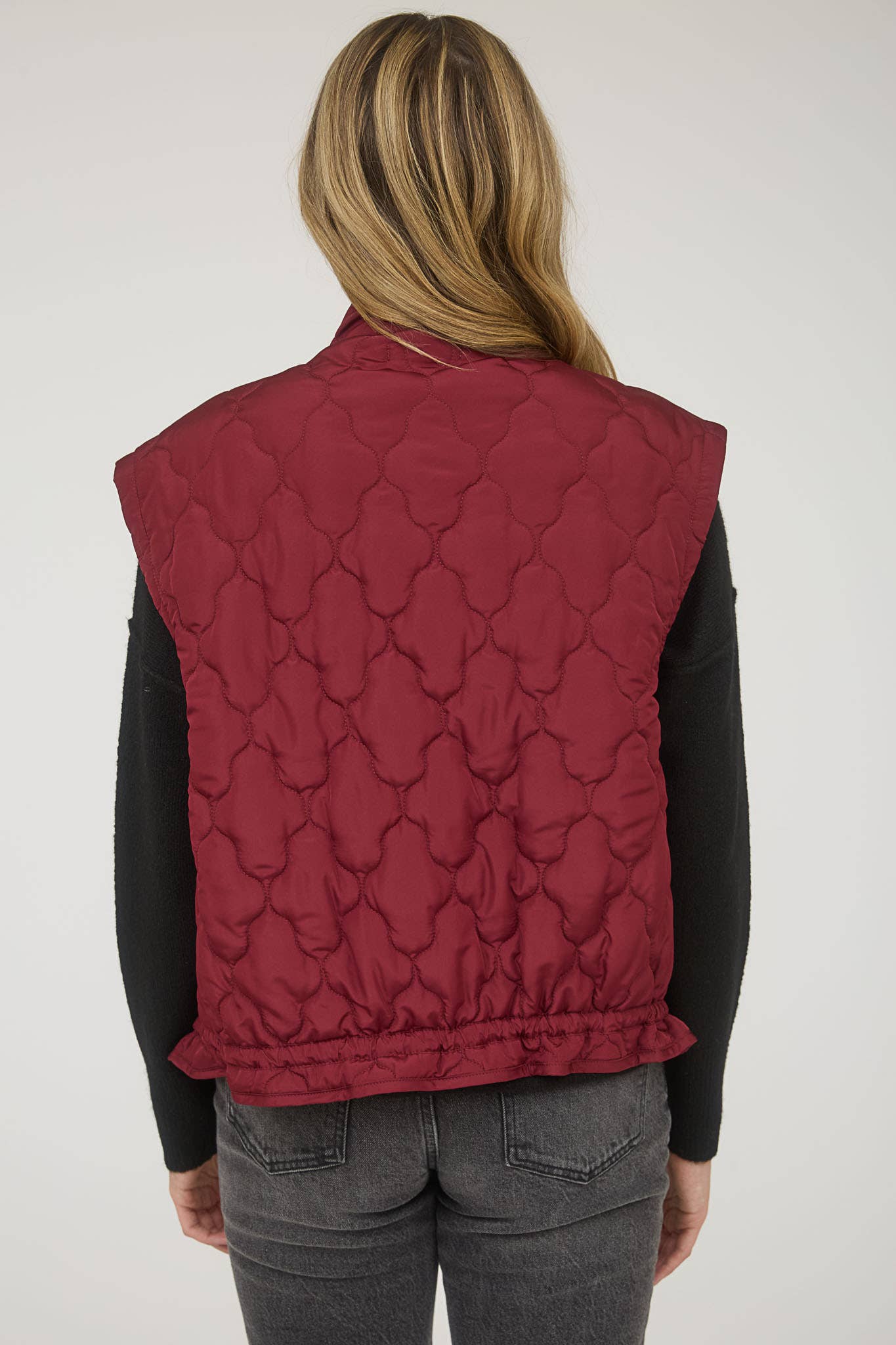 Tie Down Quilted Puffer Vest - 2 Colors!