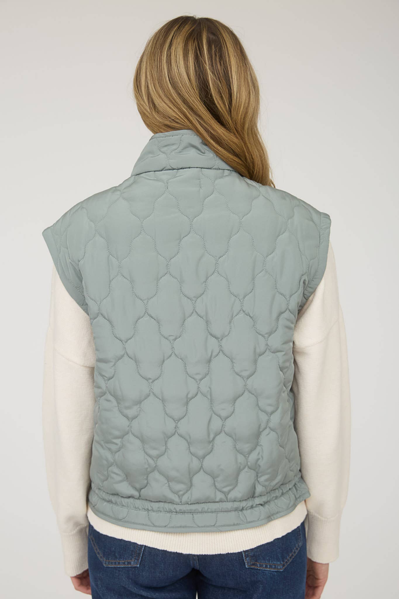 Tie Down Quilted Puffer Vest - 2 Colors!