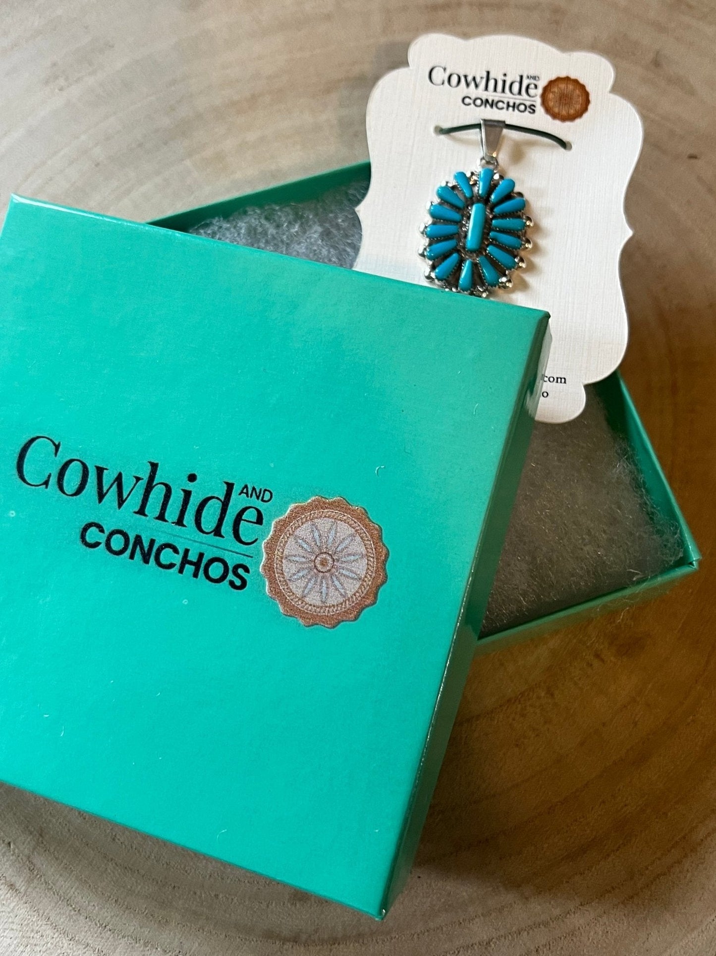 Vera Hallusewa Turquoise & Sterling Silver Pendant