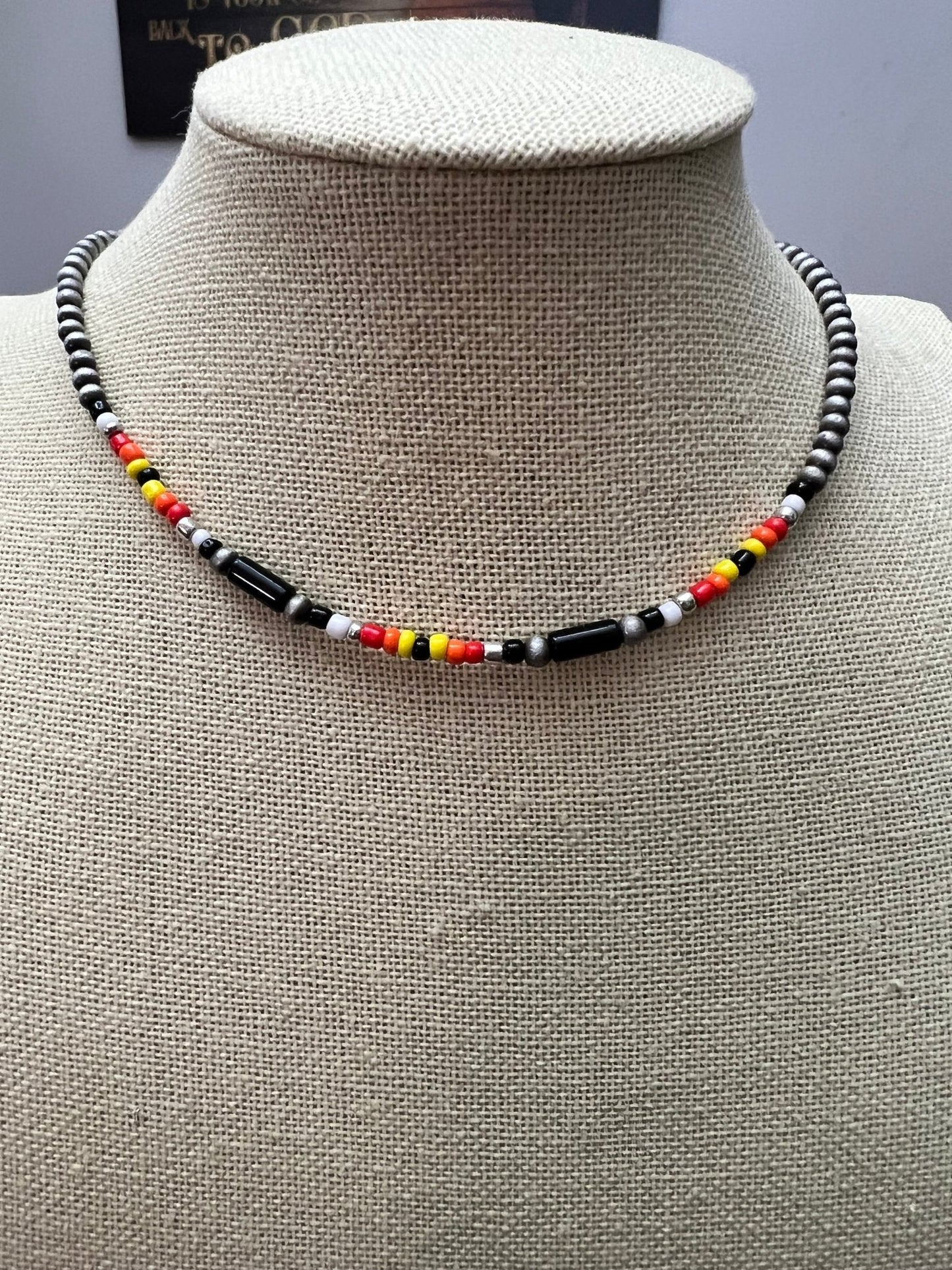 Western Cylinder Seed Beed Choker - 15 inch + 3