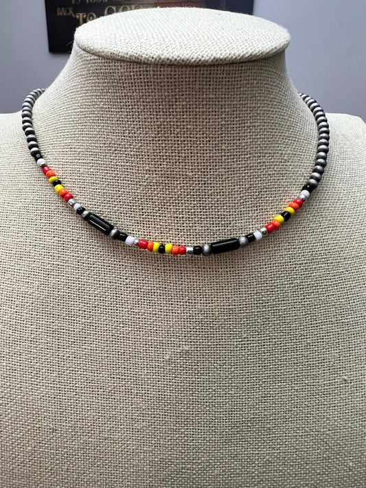 Western Cylinder Seed Beed Choker - 15 inch + 3